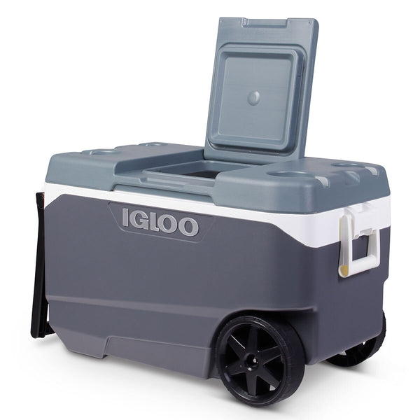 Igloo 90-quart Maxcold Latitude Flip and Tow Wheeled Cooler – Rest Easy ...